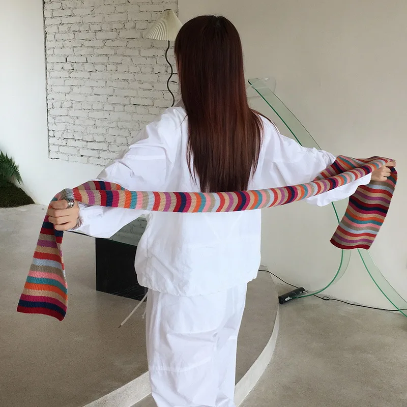 Rainbow-Striped-Knitted-Scarf-Female-Japanese-Sweet-Warm-Scarf-Women-Autumn-Winter-Fashion-Knitwear-Shawl-Foulards-2